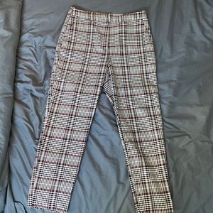 Plaid pants size 6